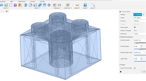 export stl fusion 360|fusion 360 enregistrer en stl.